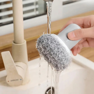 Heavy-Duty Spiral Dish Scrubber Brush – Burnt-On Grease Remover
