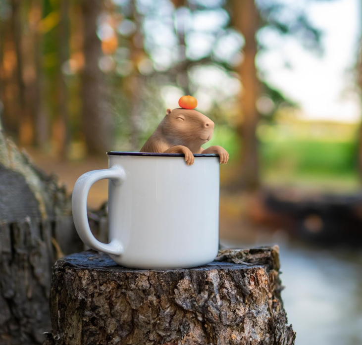 Genuine Fred CAPYBARAHHH Tea Infuser, Cute Capybara Design- For Loose Leaf Tea, Flexible, Easy to Clean Silicone, Fun Gift for Tea Lovers, Clever Kitchen Gadget