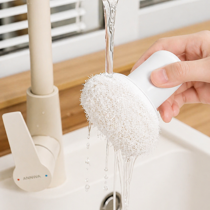 Heavy-Duty Spiral Dish Scrubber Brush – Burnt-On Grease Remover