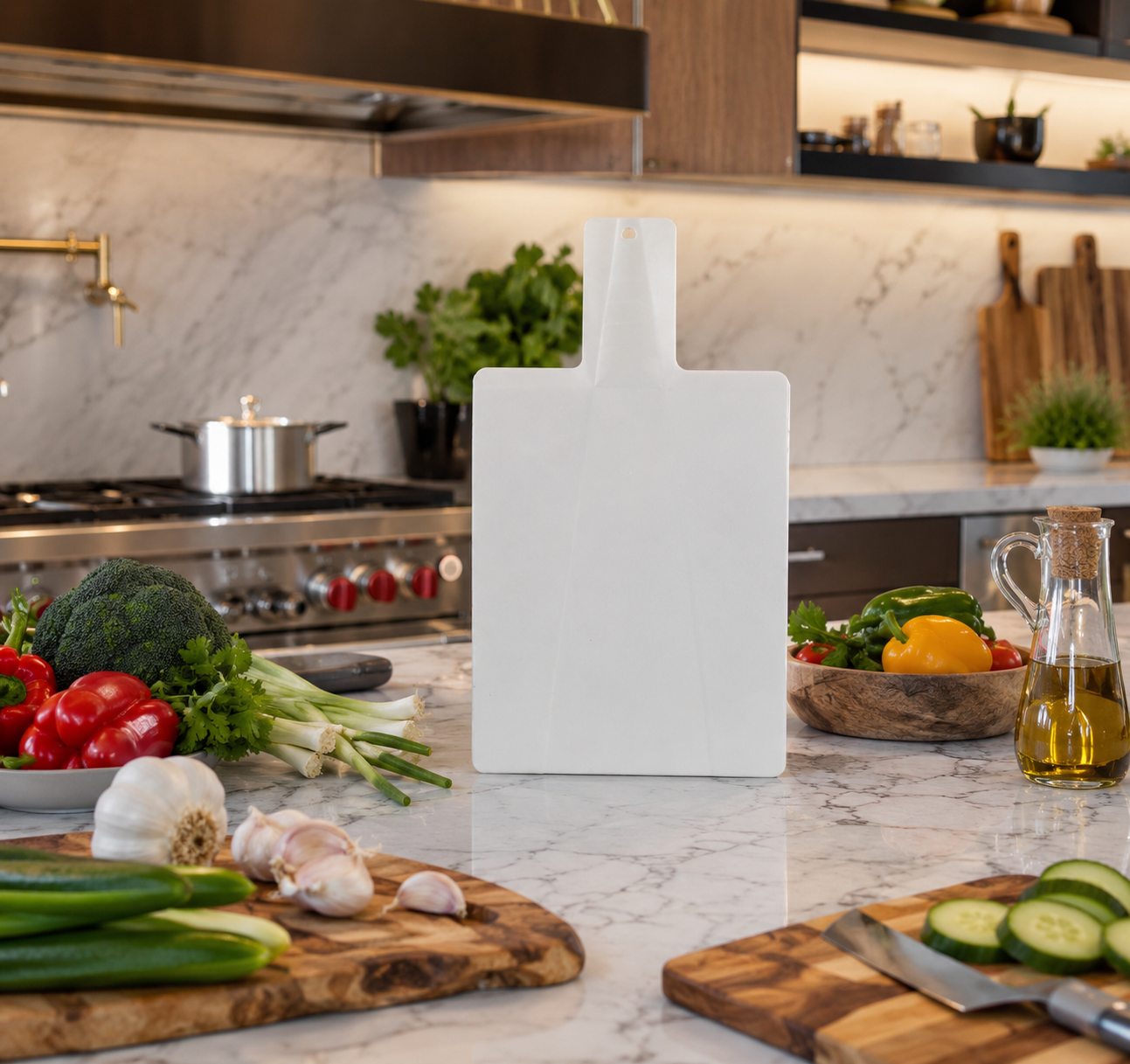 Foldable Plastic Chopping Board - Practical Kitchen Gadget