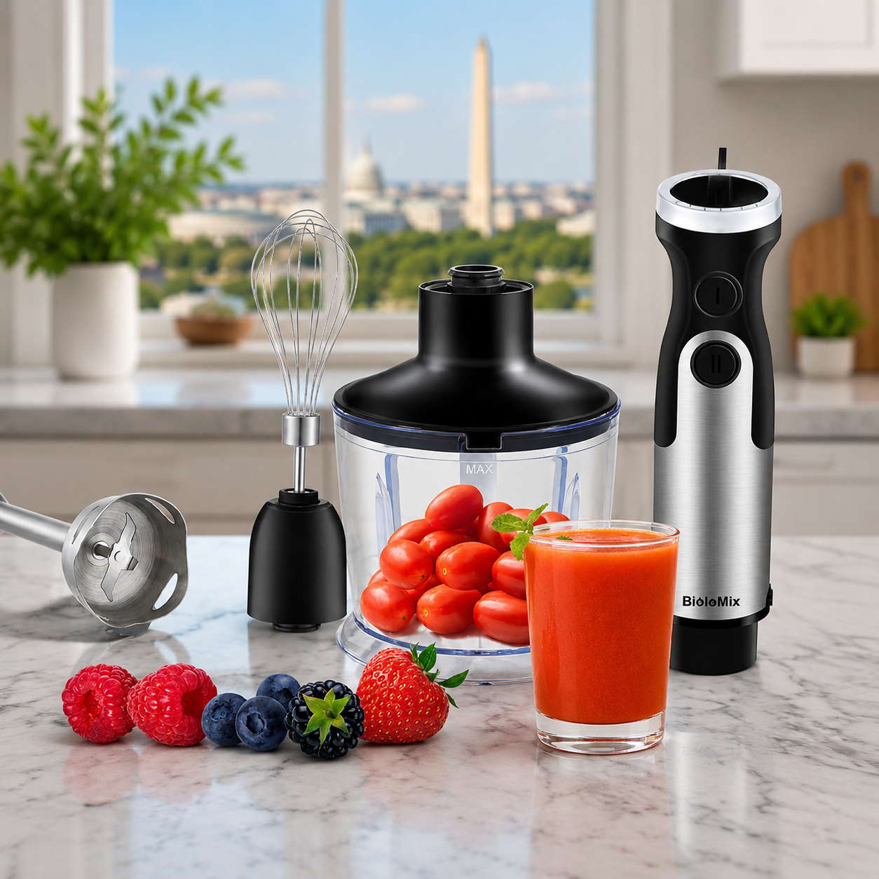 Hand Blender and Juicer Cooking Stick - HB3302